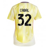 Camisa de time de futebol Juventus Juan Cabal #32 Replicas 2º Equipamento Feminina 2024-25 Manga Curta